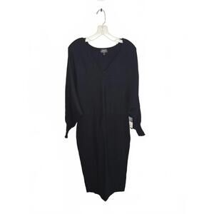 Abbott Elementary Women's Black Casual V-Neck Dress Size Small